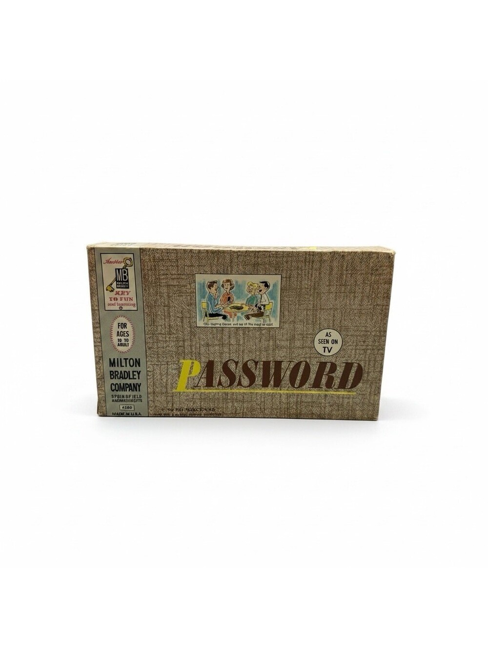 Vintage 1962 Milton Bradley Password Board Game No. 4260
